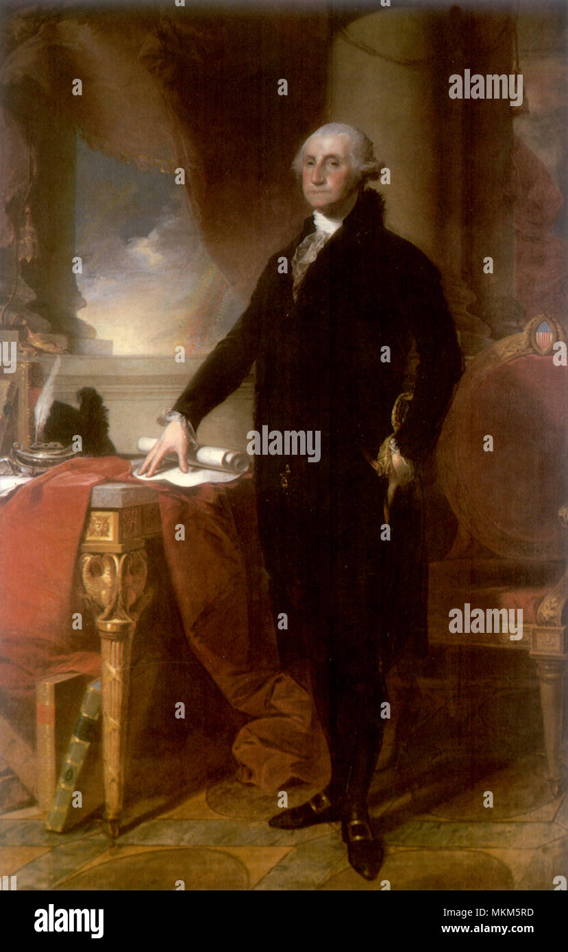President George Washington 1796 Stock Photo