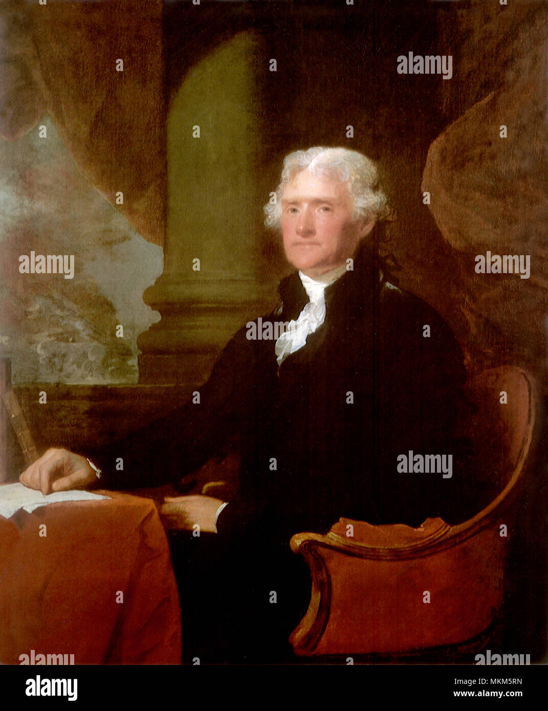 Thomas Jefferson 1805 Stock Photo