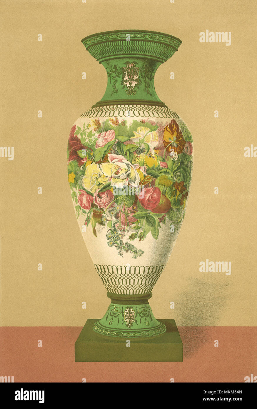 Porcelain Vase Stock Photo