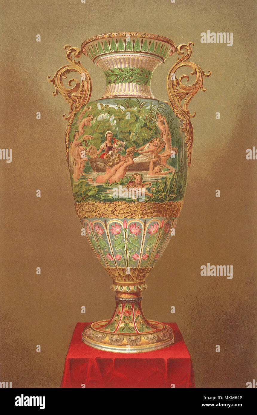 Porcelain Vase Stock Photo