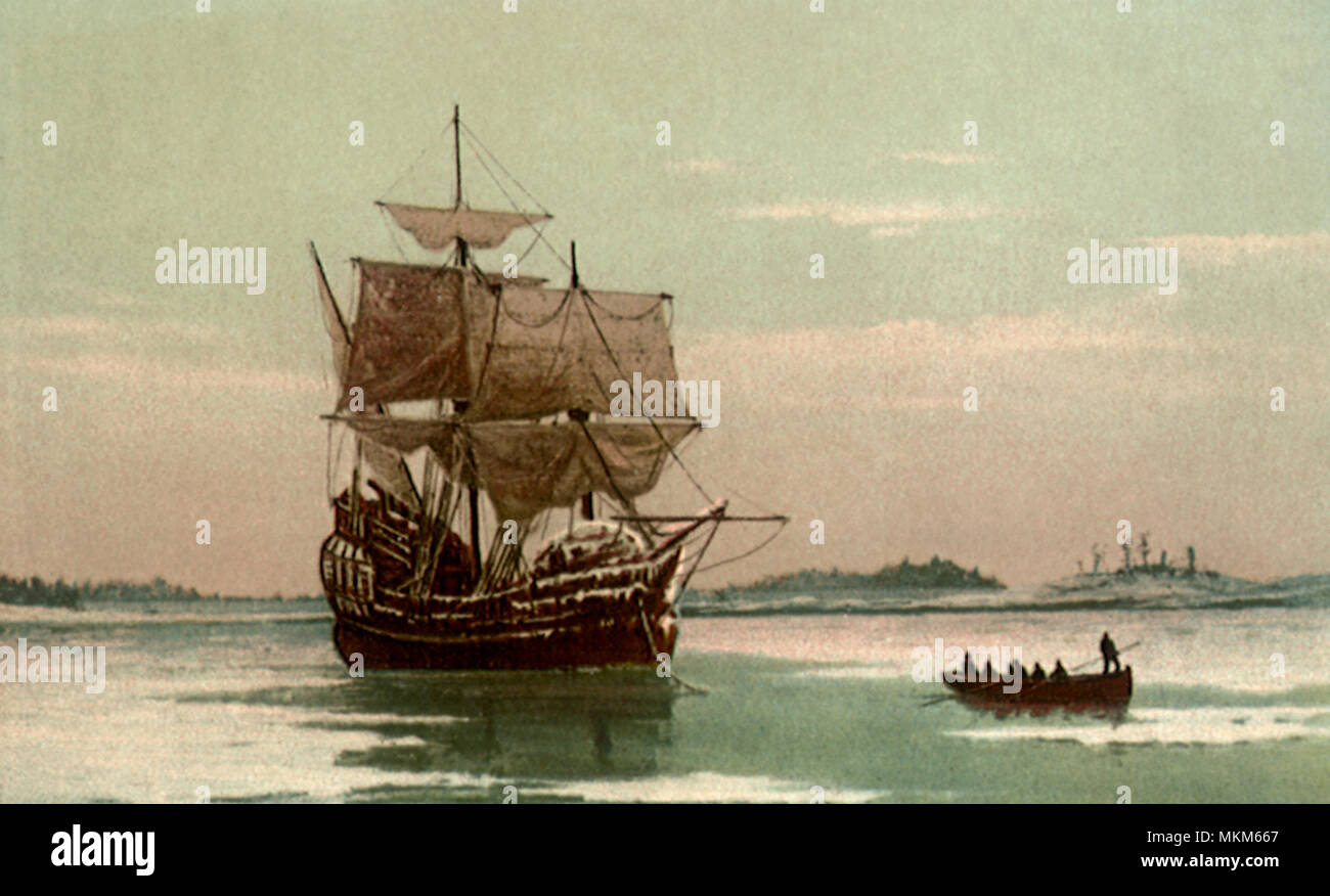 Mayflower, Plymouth Stock Photo
