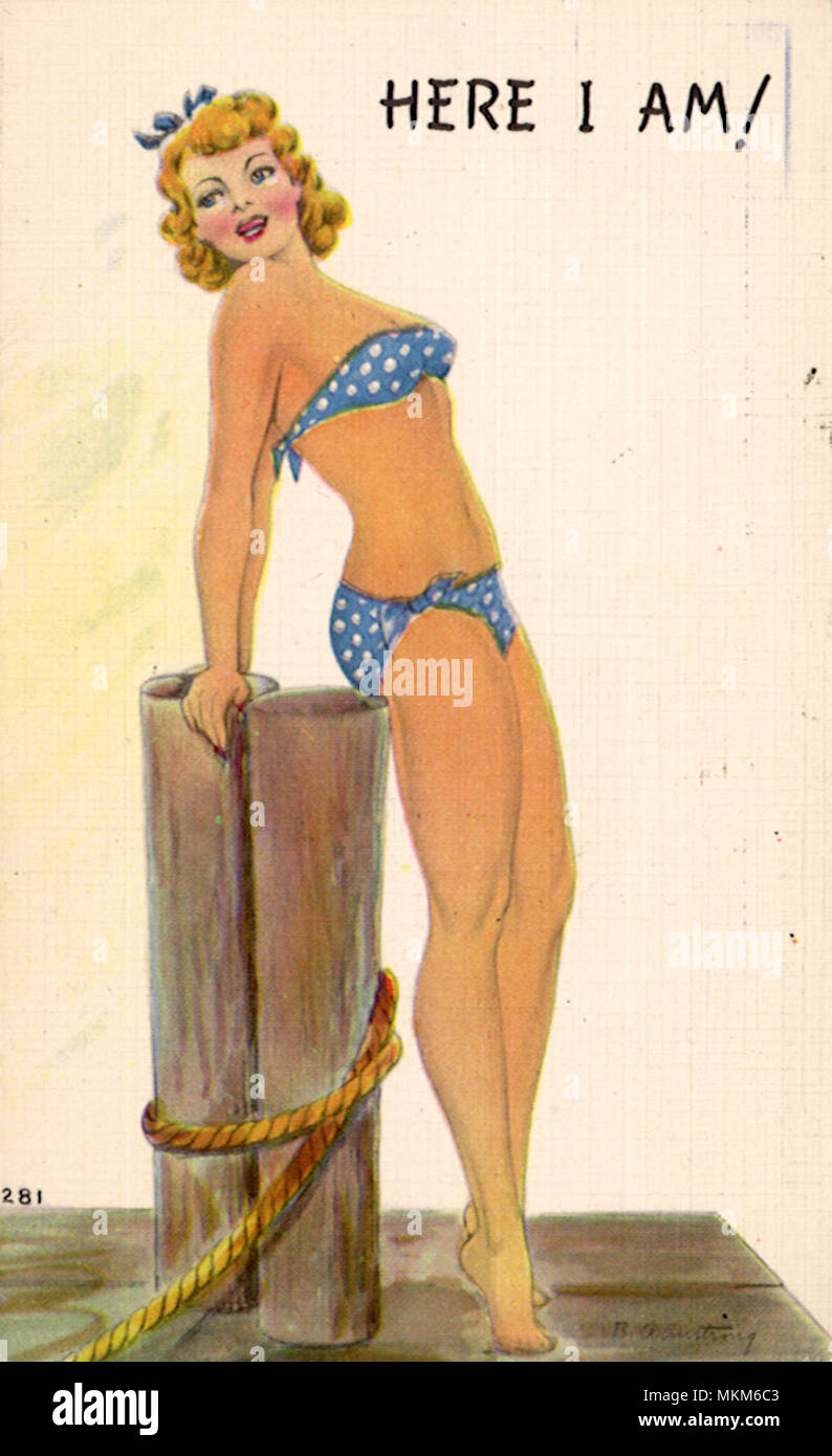 Bikini-Clad Woman Stock Photo
