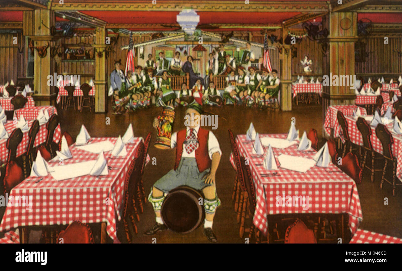 German Beer Hall Stock Photo Alamy