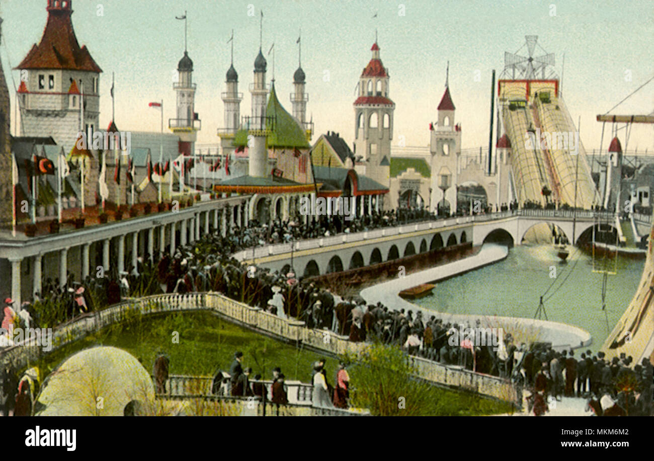 Coney island vintage hi-res stock photography and images - Alamy