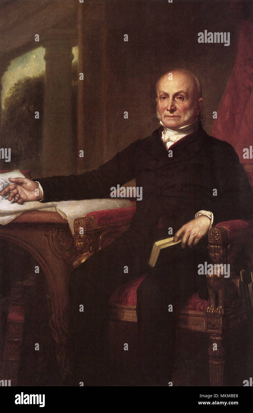 John Quincy Adams 1825 Stock Photo