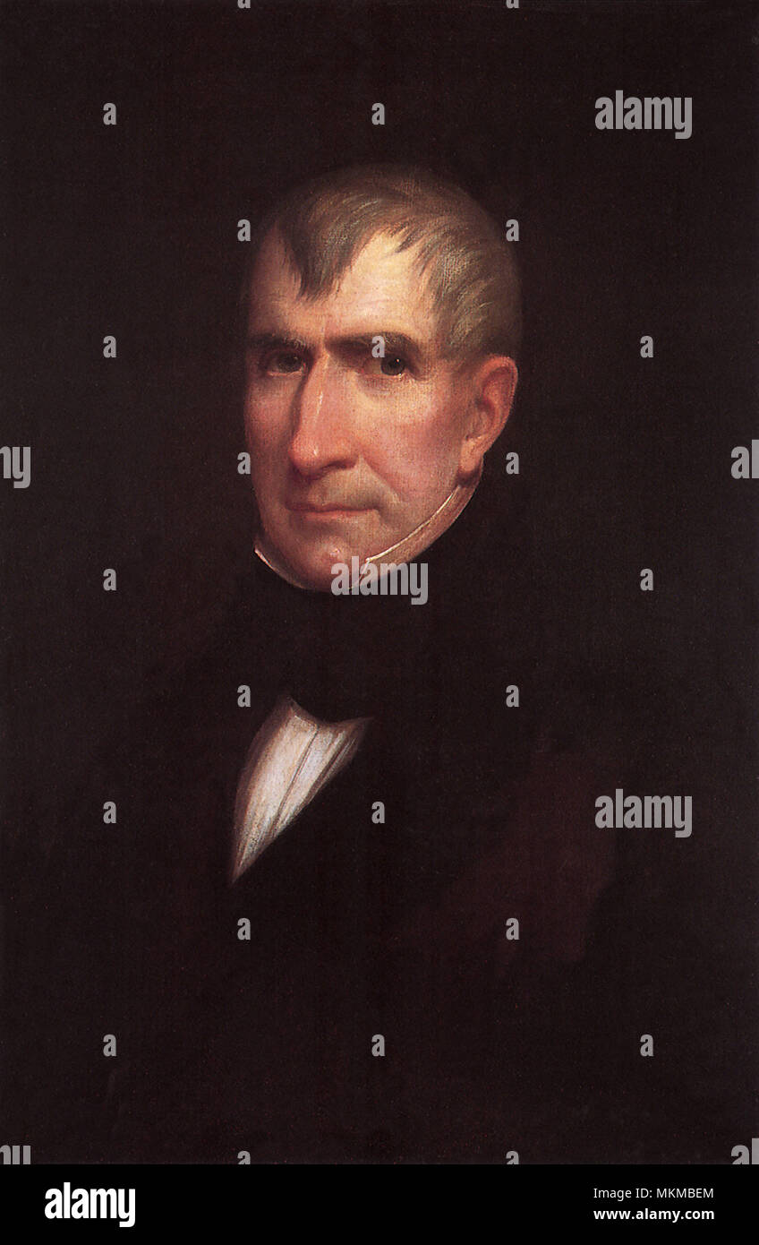 William Henry Harrison 1841 Stock Photo