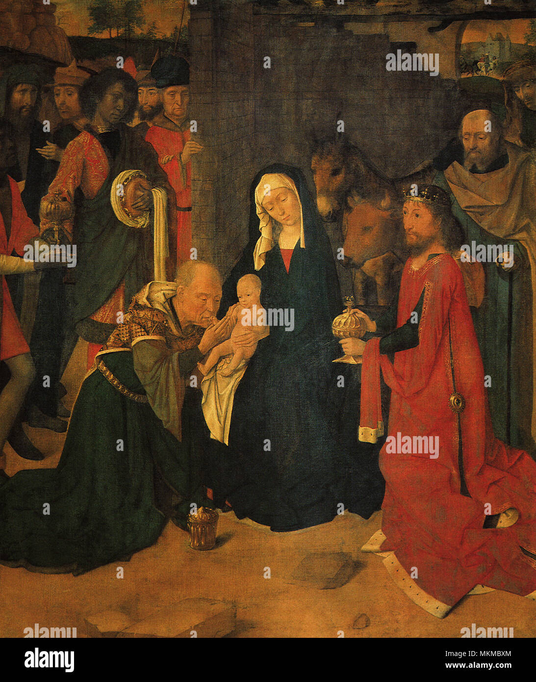 Adoration of the Magi Stock Photo - Alamy