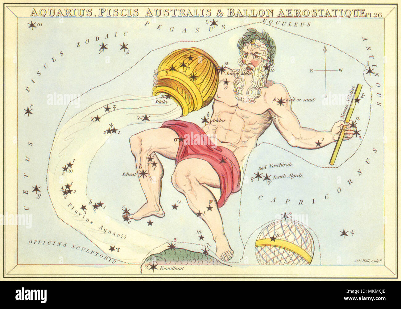 Aquarius, the Water Bearer Stock Photo Alamy