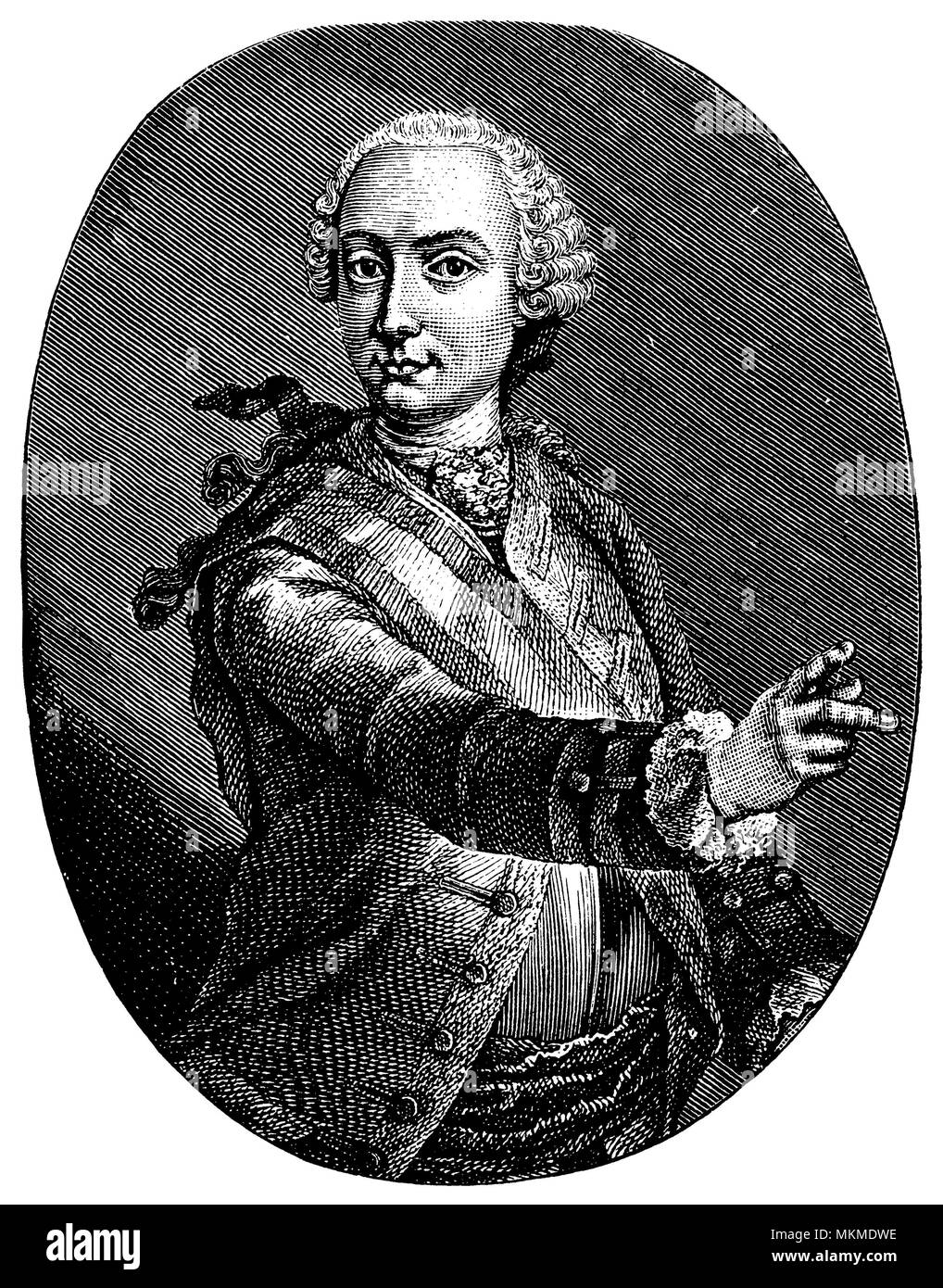 General Gideon of Loudon,   1899 Stock Photo