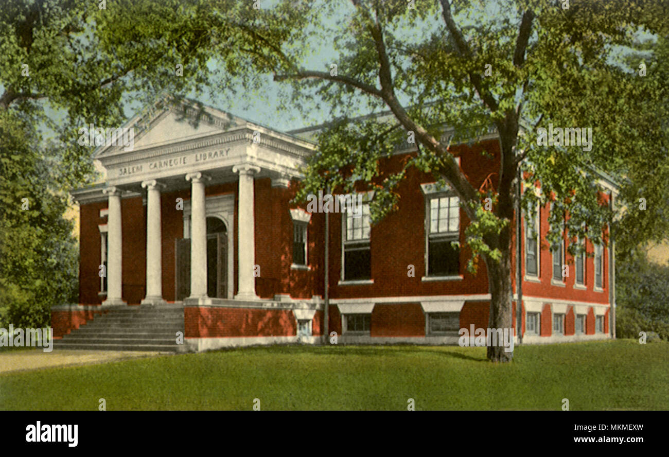 Carnegie Library. Salem Stock Photo Alamy
