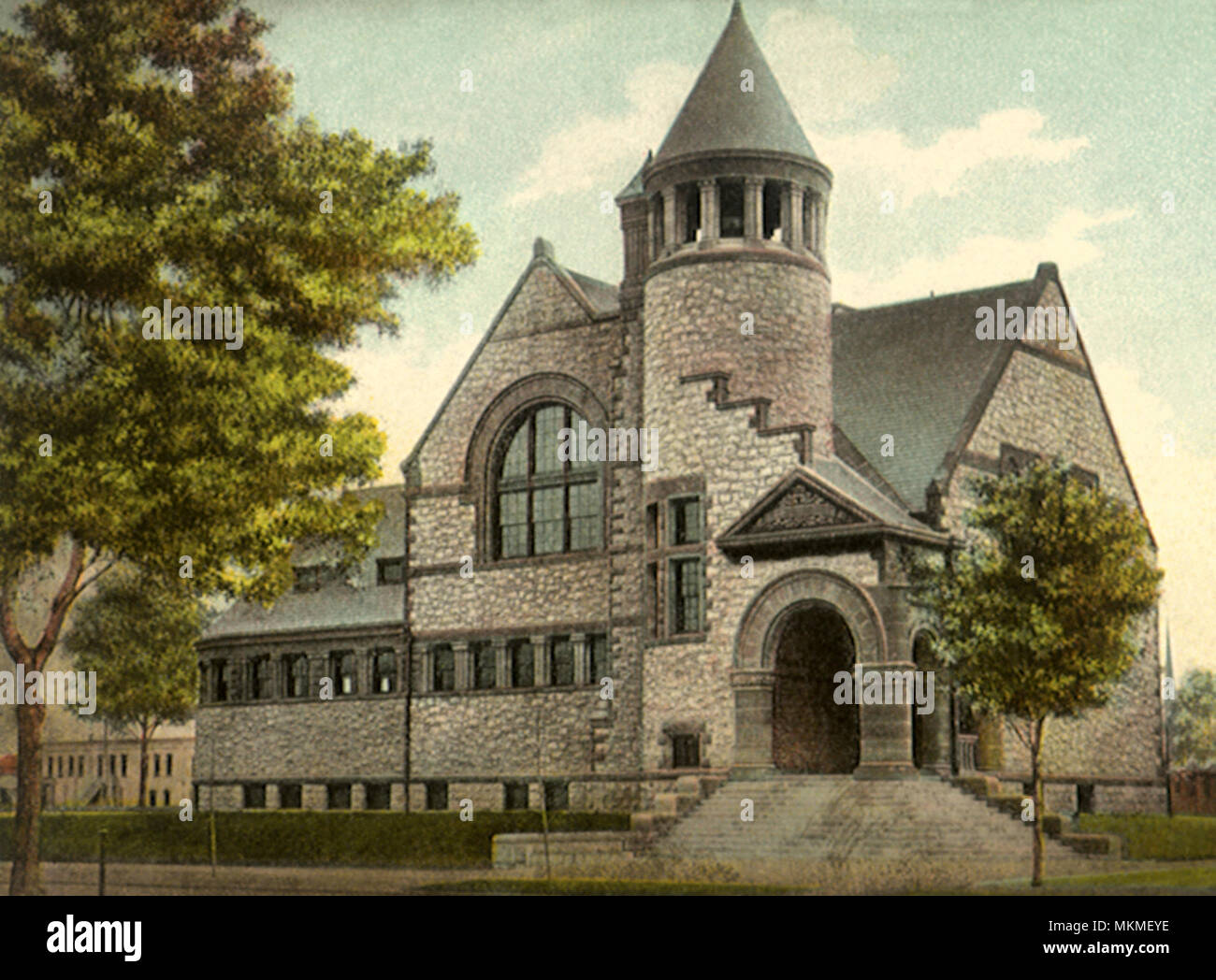 Hoyt Library. Saginaw Stock Photo Alamy