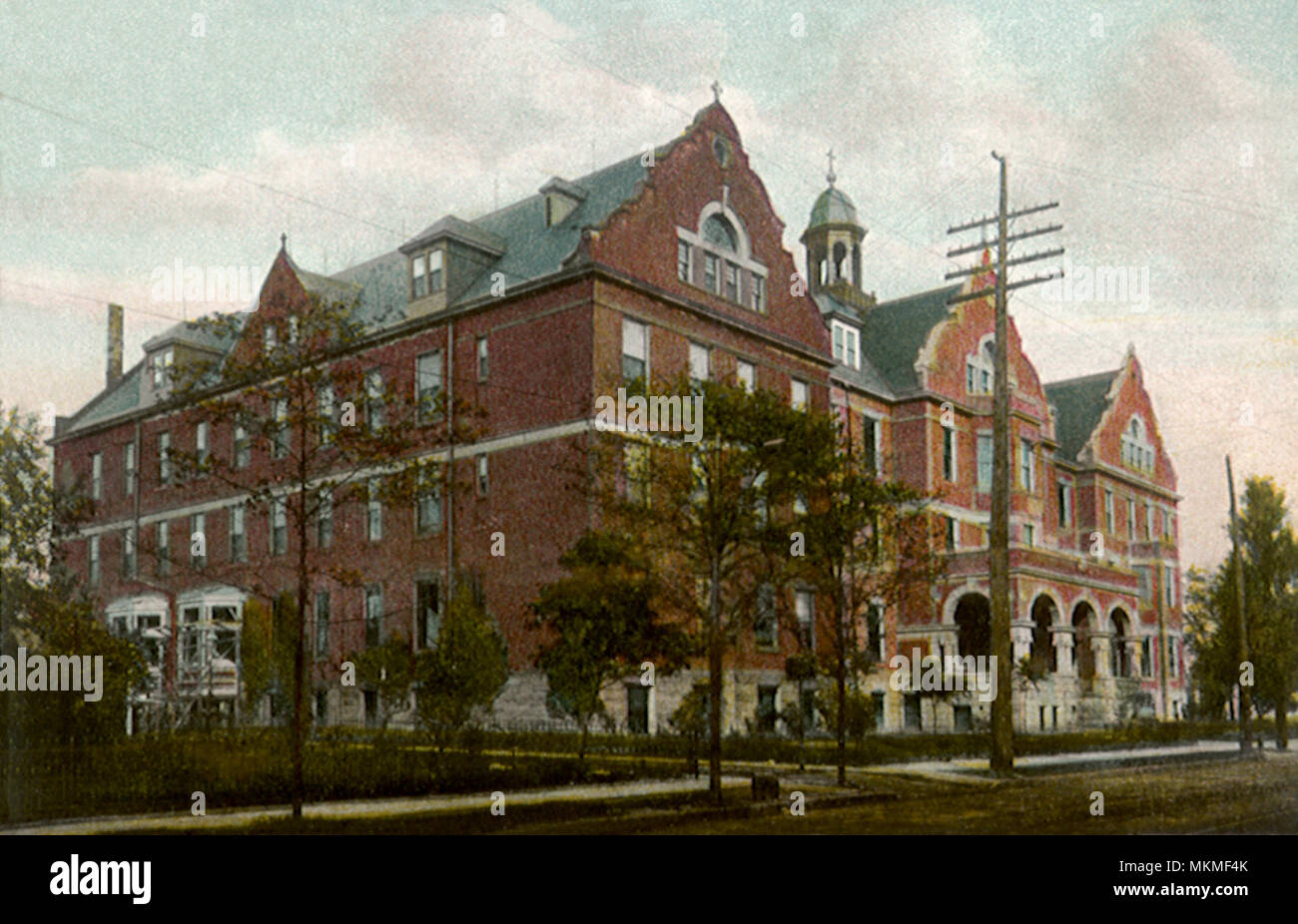 Saint Alexis Hospital. Cleveland. Stock Photo