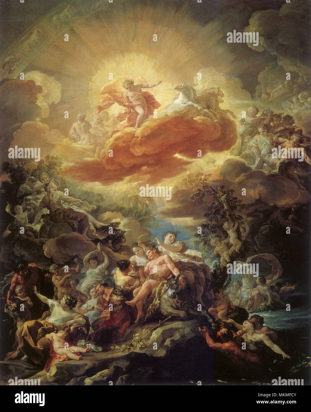 Birth of the Sun & Triumph of Dionysus Stock Photo