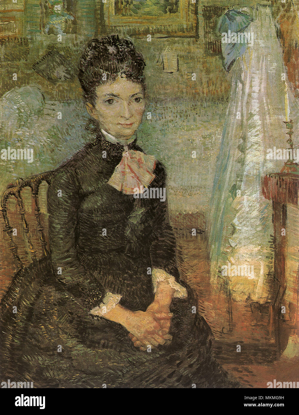 Seated Woman Stock Photo Alamy