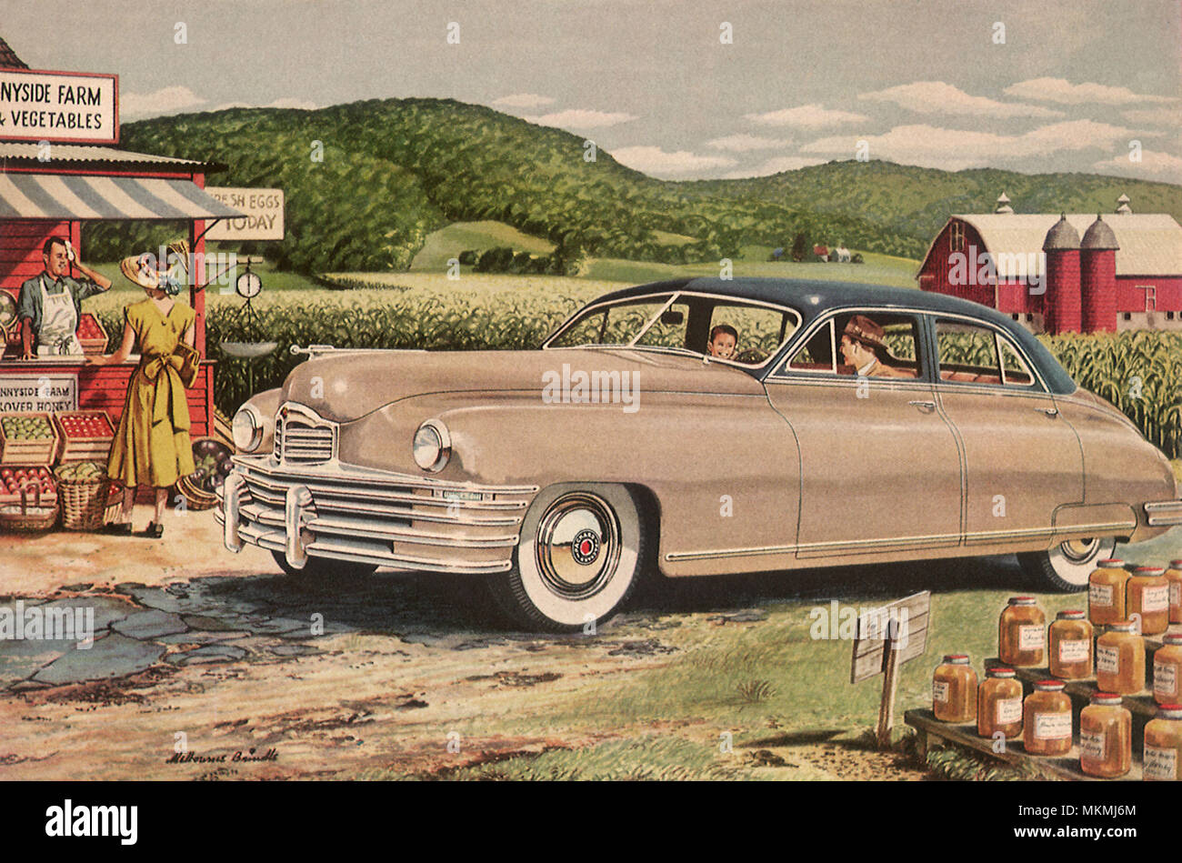 1948 Packard Super Eight Stock Photo