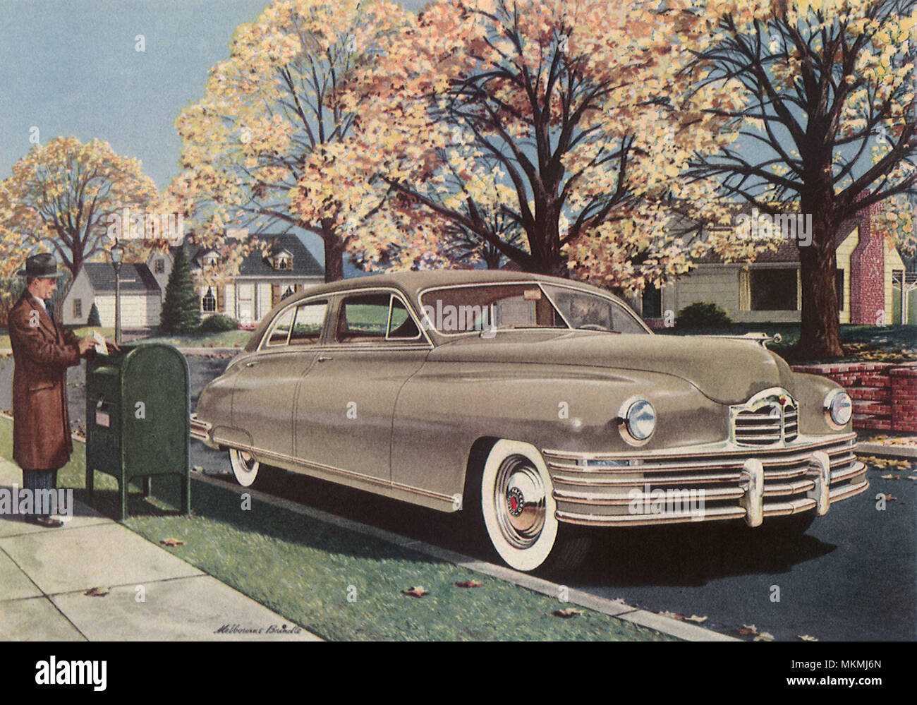 1948 Packard Super Eight Stock Photo