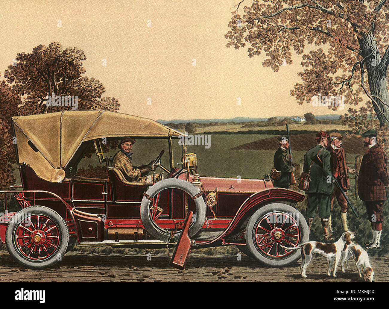1909 Mercedes Stock Photo