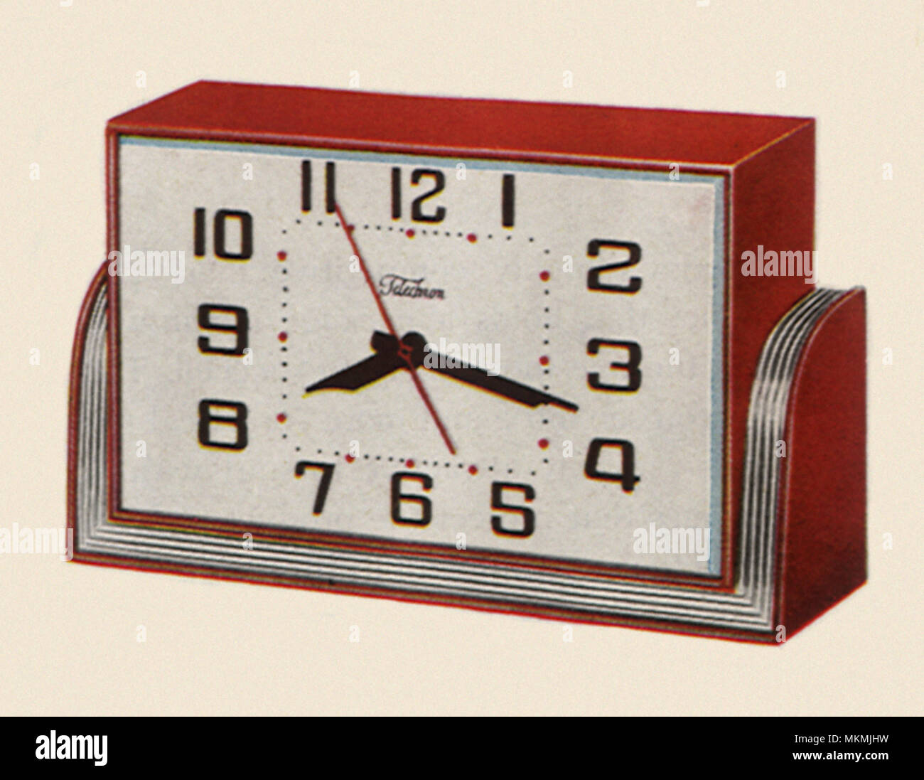 Rectangular Clock Stock Photo