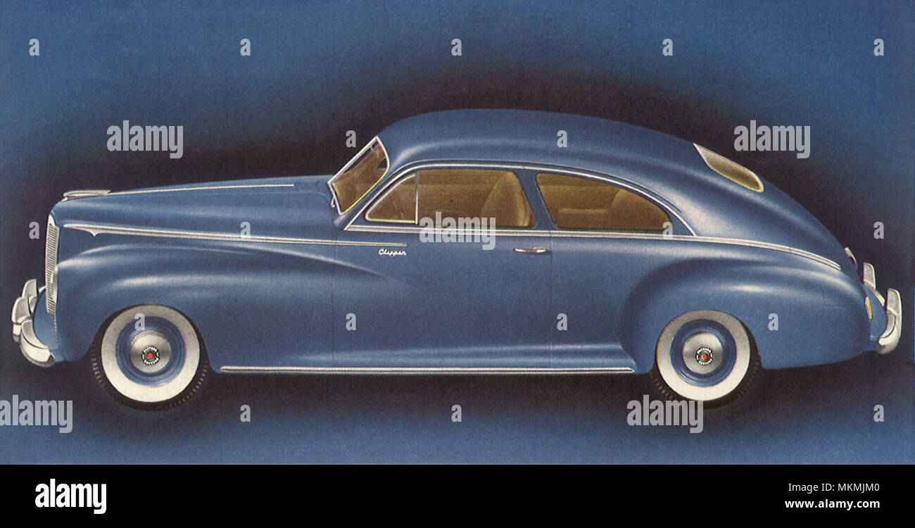 1941 Sleek Sedan Stock Photo