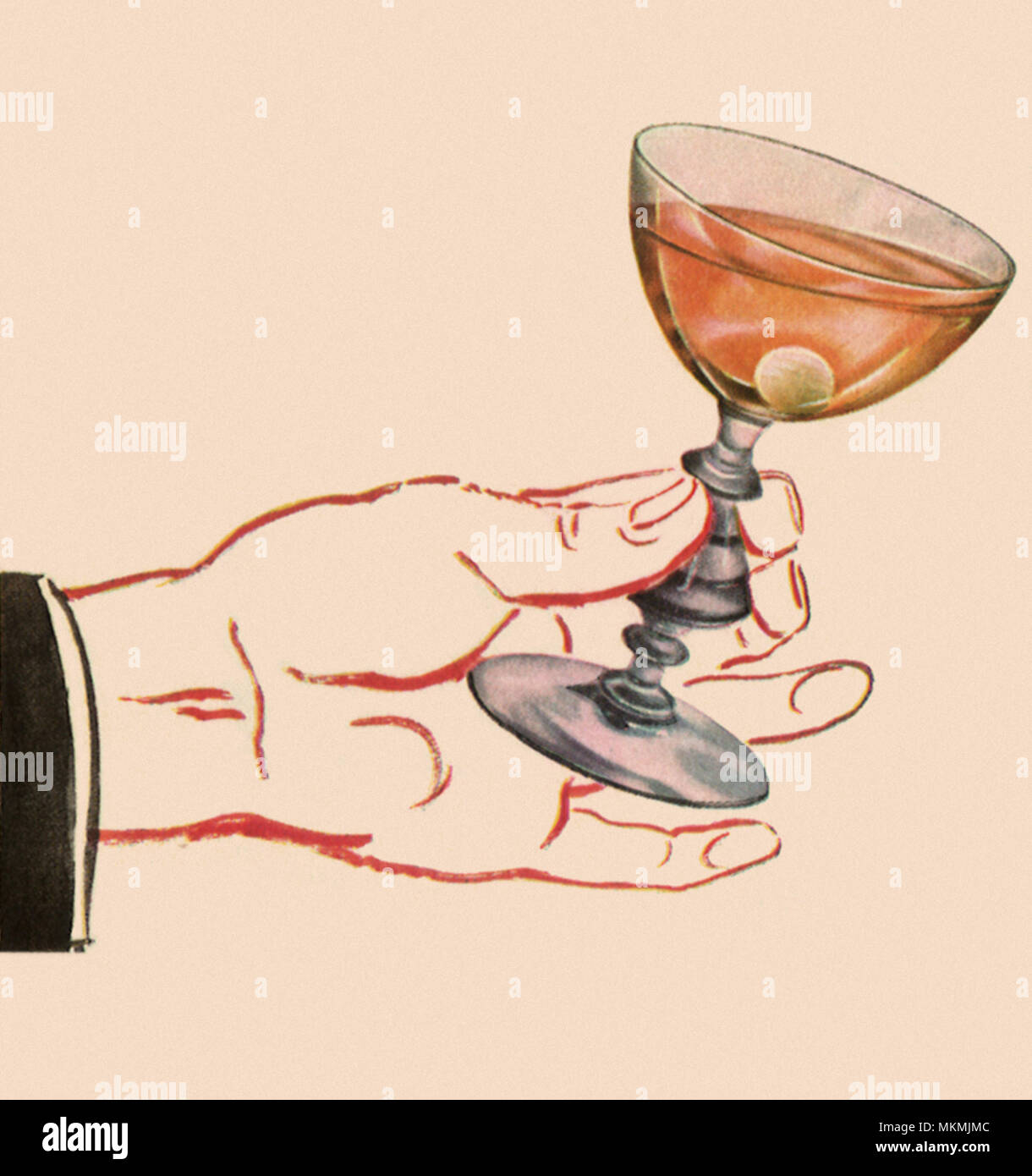 Martini with Pearl Onion Stock Photo Alamy