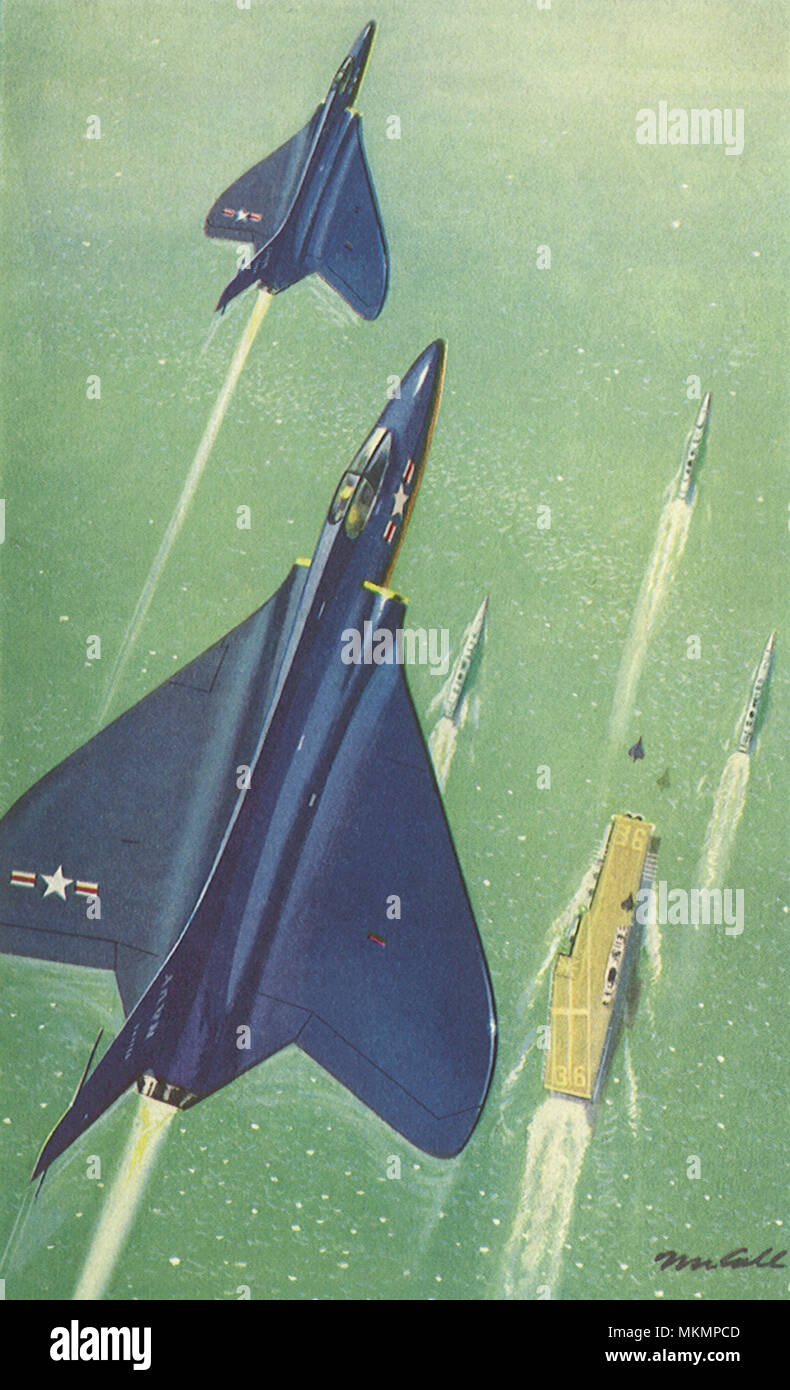 Supersonic Naval Jets Stock Photo