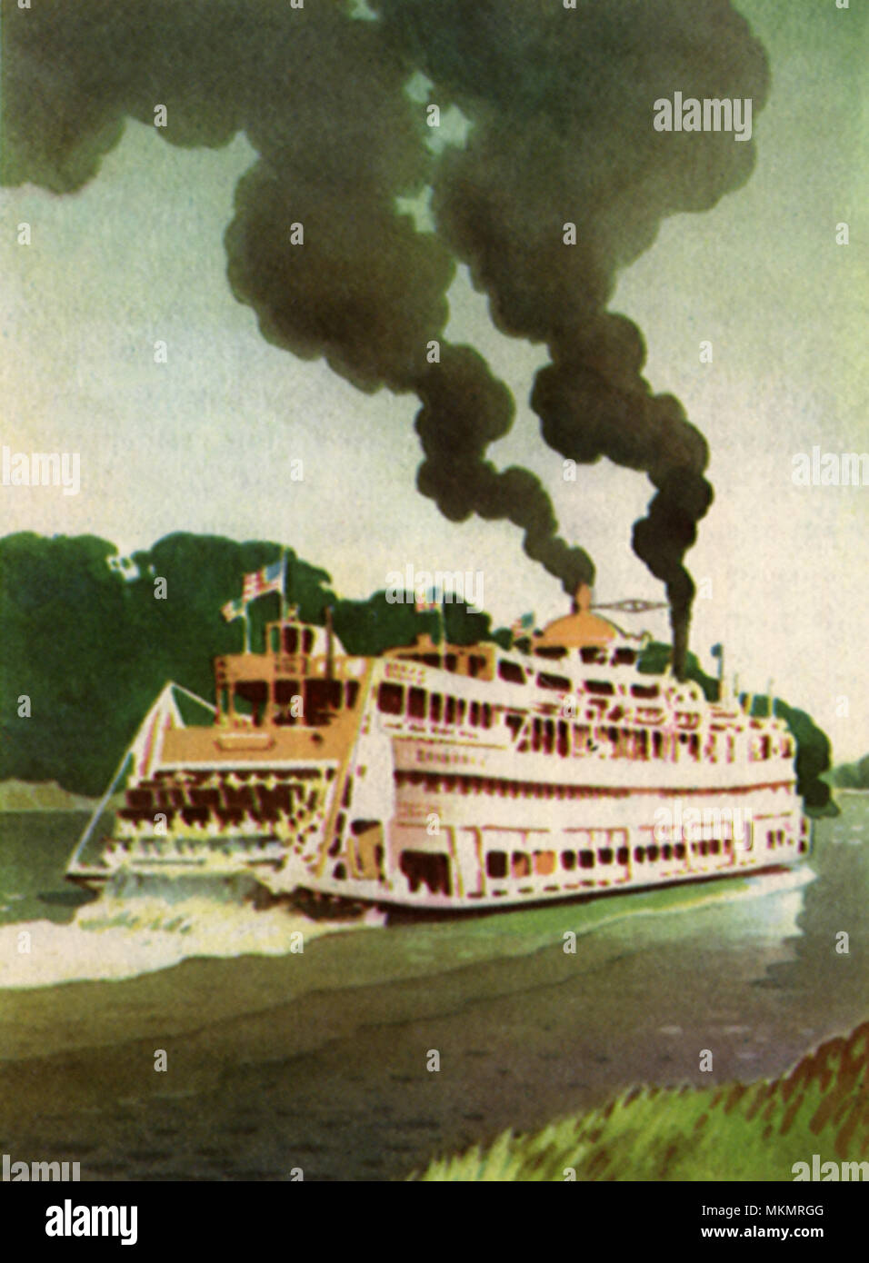 Mississippi Steamboat Stock Photo