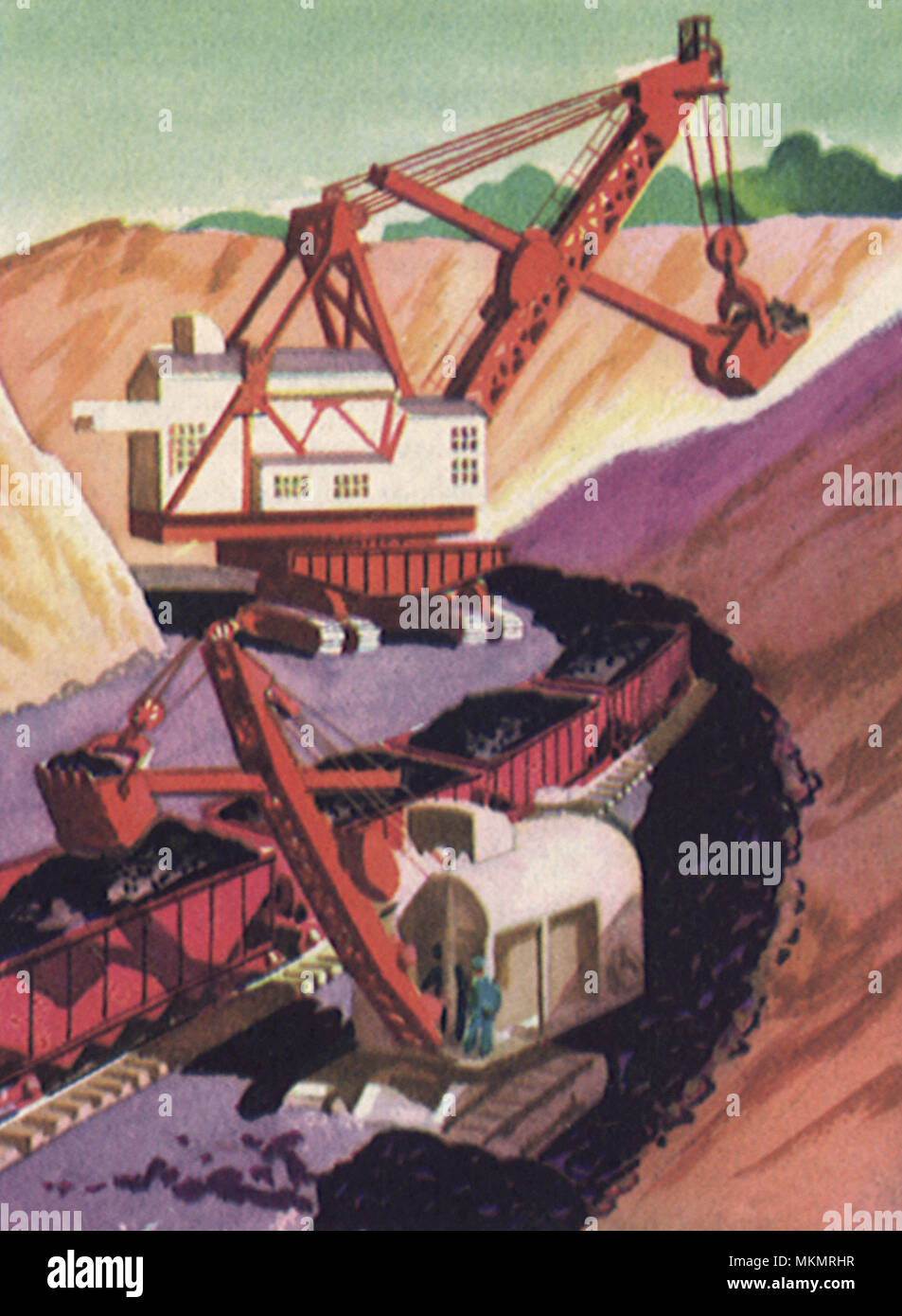 Surface Mining Stock Photo