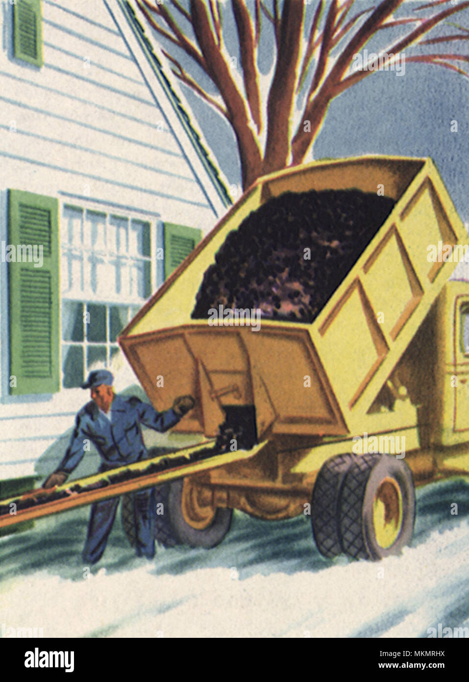 Truck delivery coal hires stock photography and images Alamy