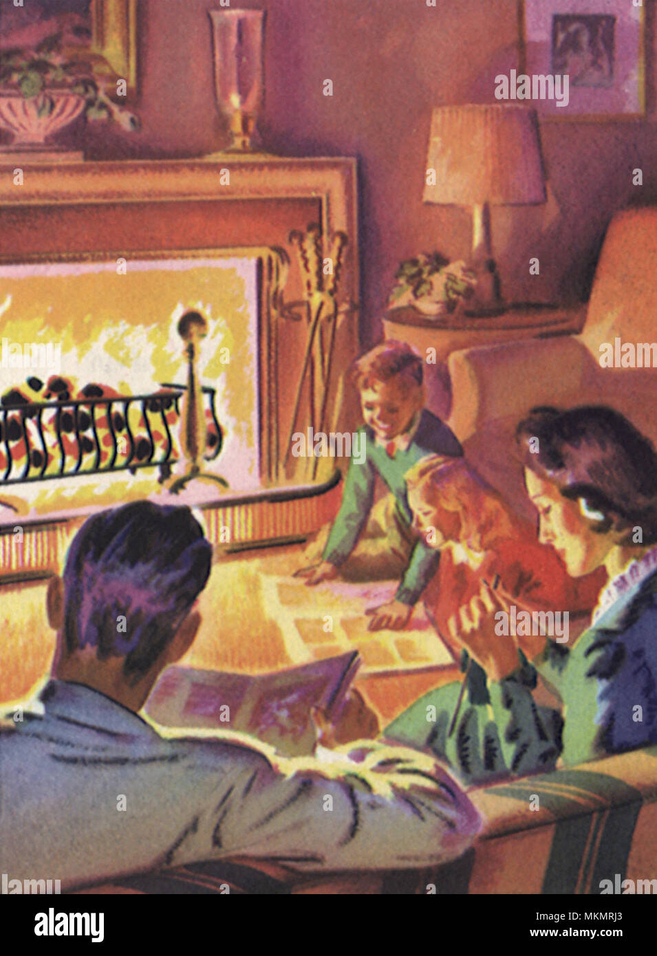 Home and Hearth Stock Photo Alamy