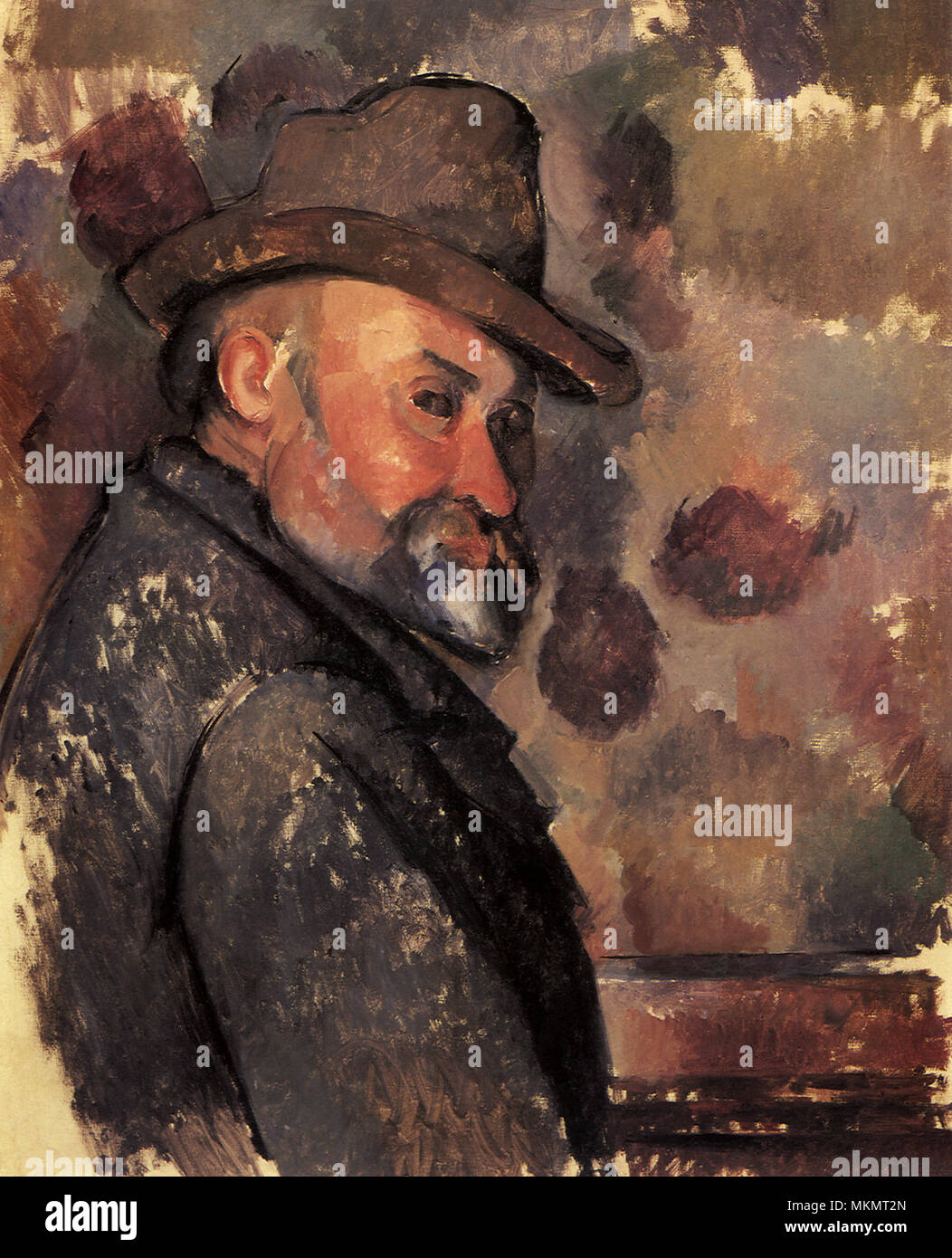 Cézanne Self-Portrait Stock Photo