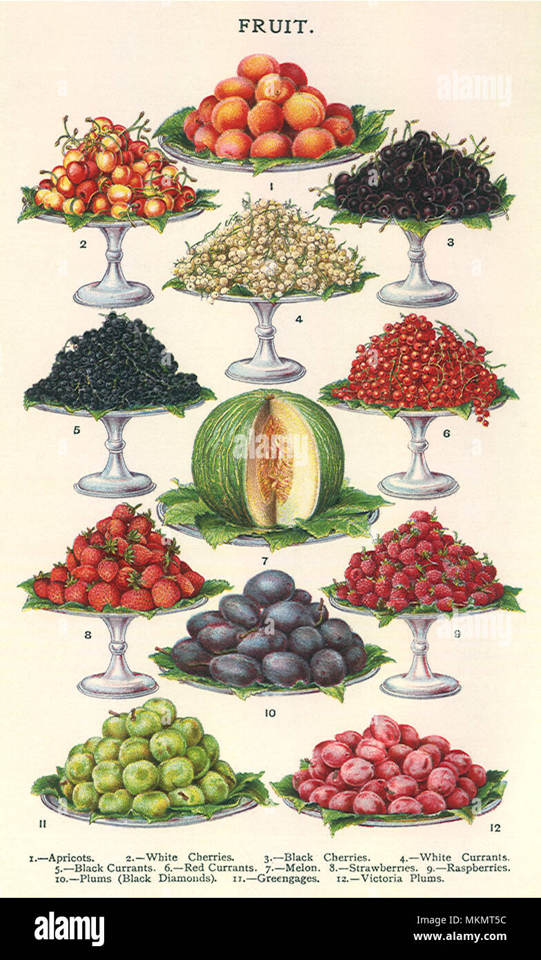 Tiers of Fruit Stock Photo