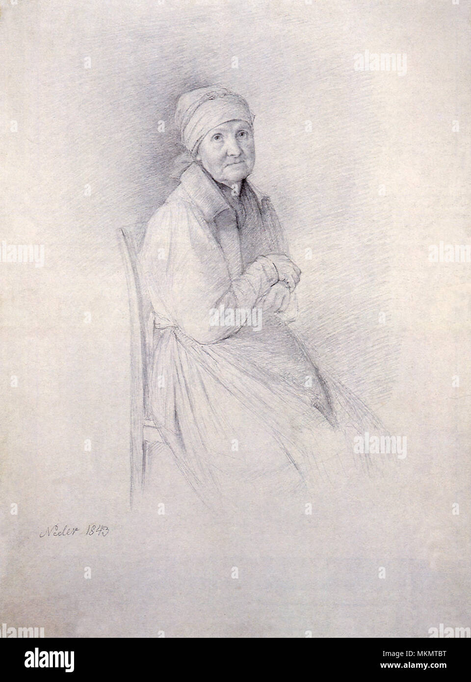 Vintage portrait seated woman hi-res stock photography and images - Alamy