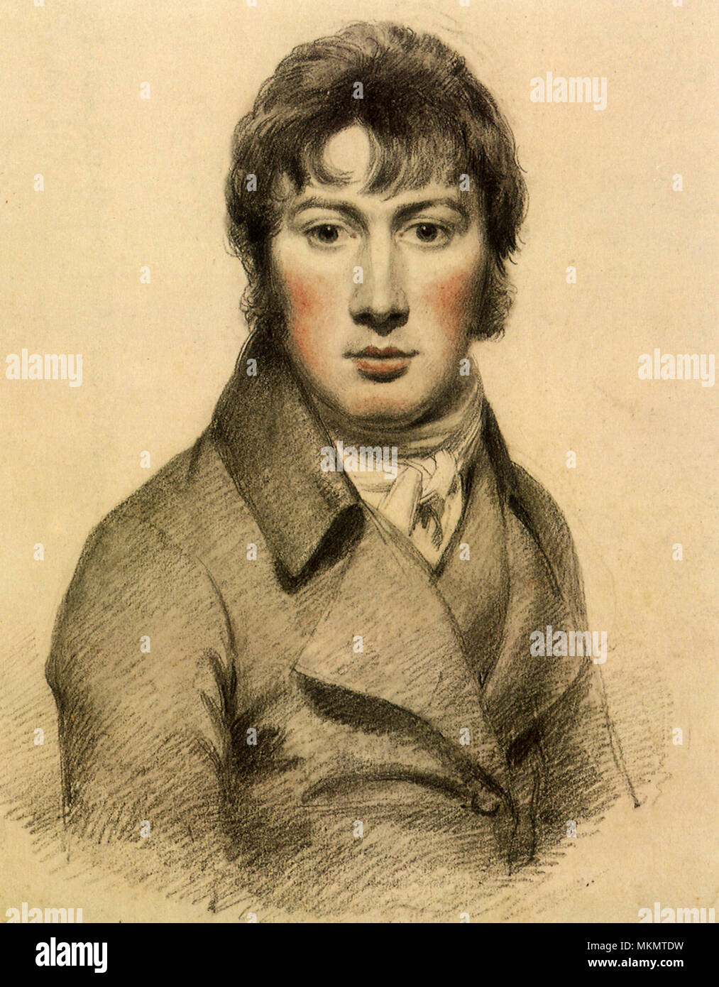 Constable Self-Portrait Stock Photo