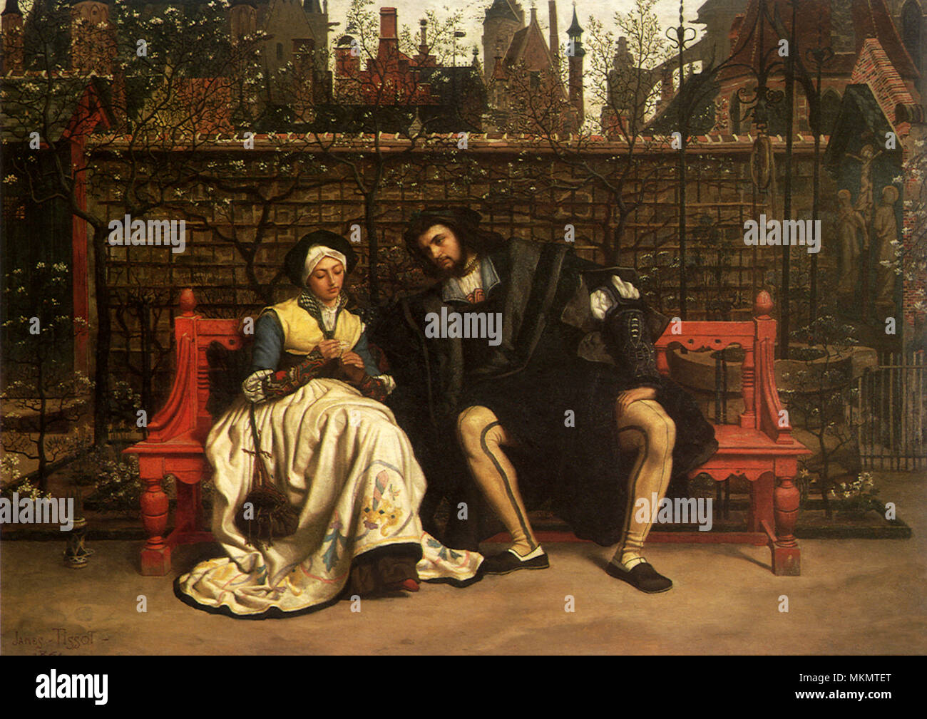 Faust and Marguerite Stock Photo Alamy