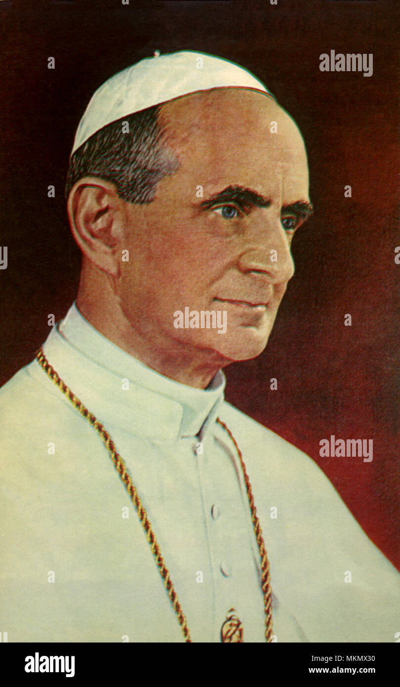Pope Paul VI Stock Photo