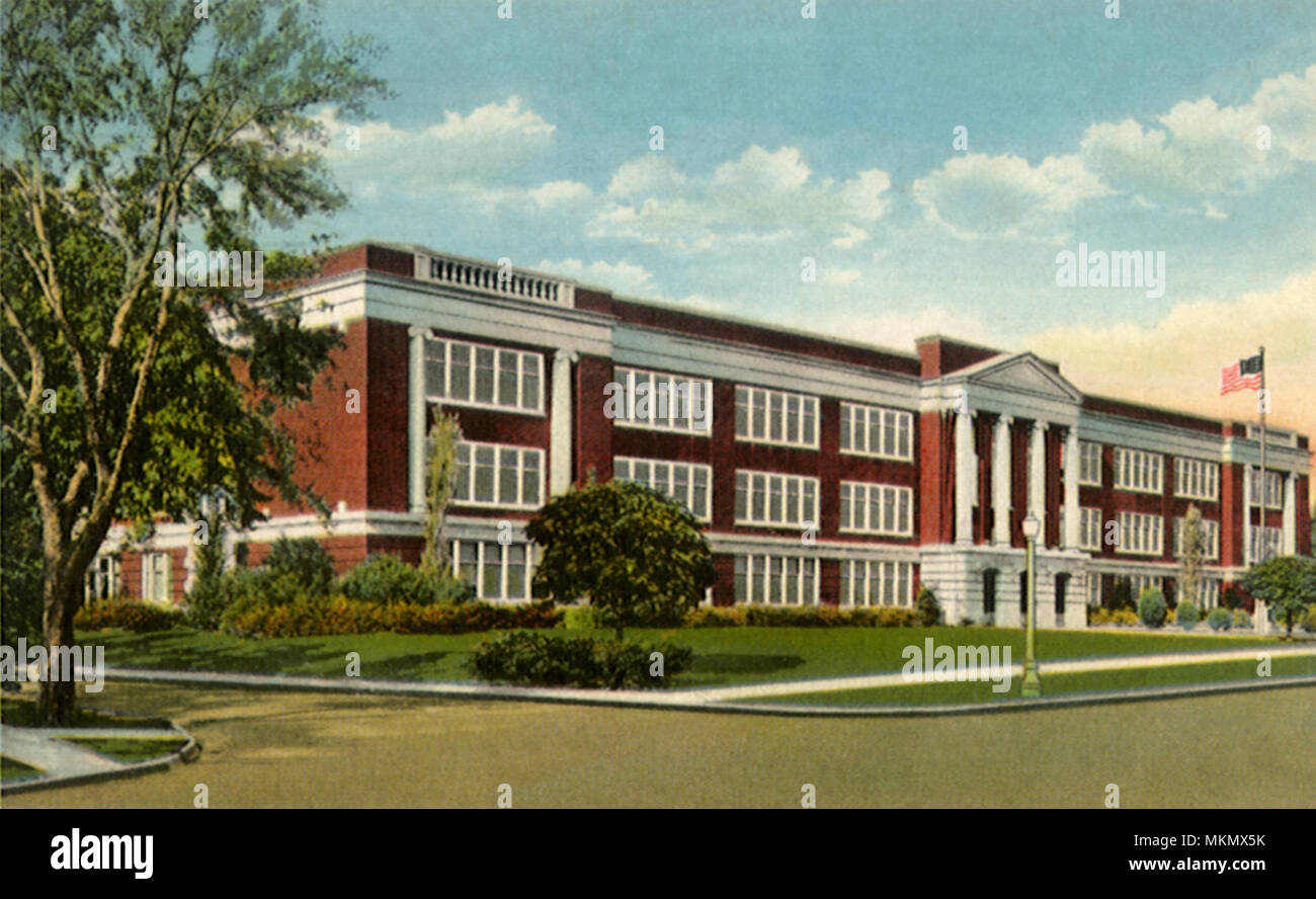 High School. Parsons Stock Photo Alamy