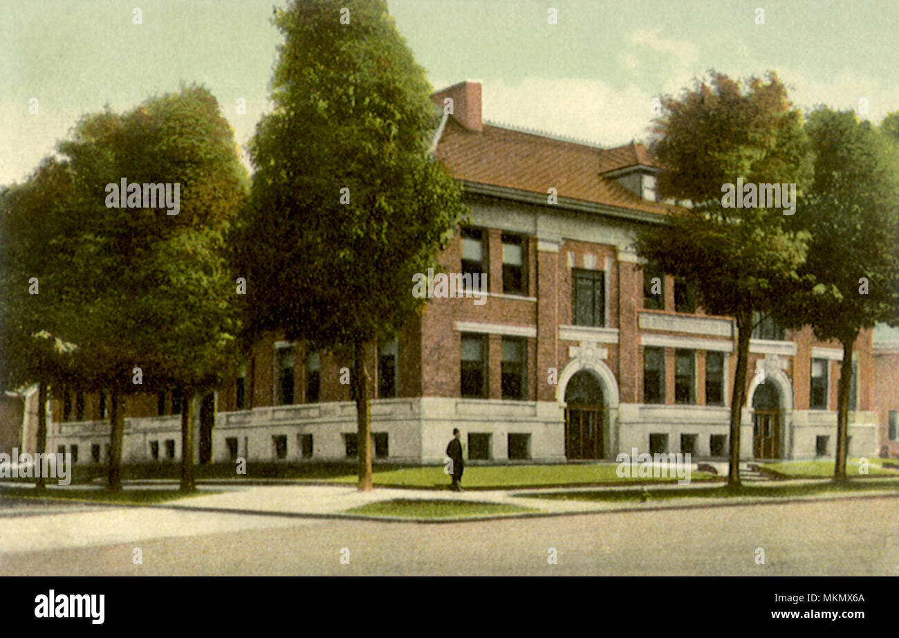 High School. Goshen Stock Photo Alamy
