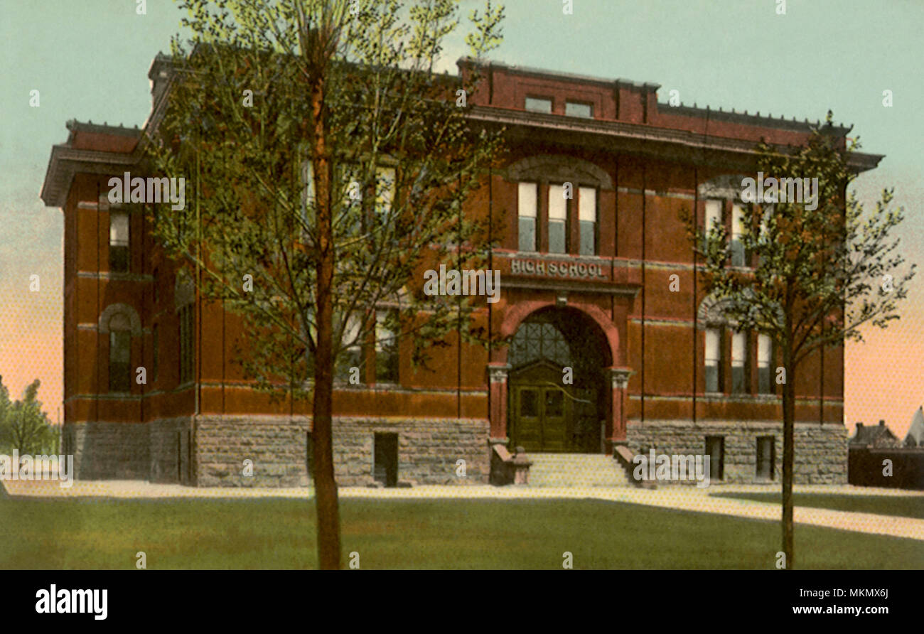 High School. Marion Stock Photo Alamy