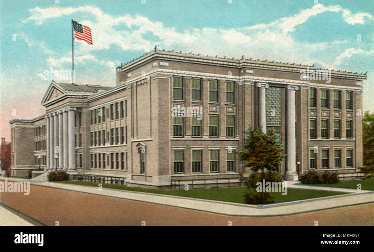 Central High School. Bridgeport Stock Photo Alamy
