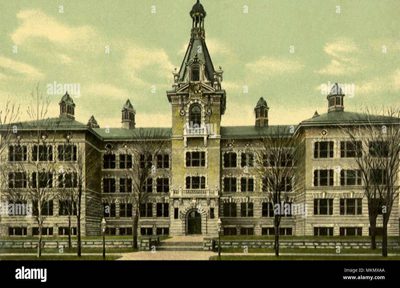 Lafayette High School. Buffalo Stock Photo Alamy