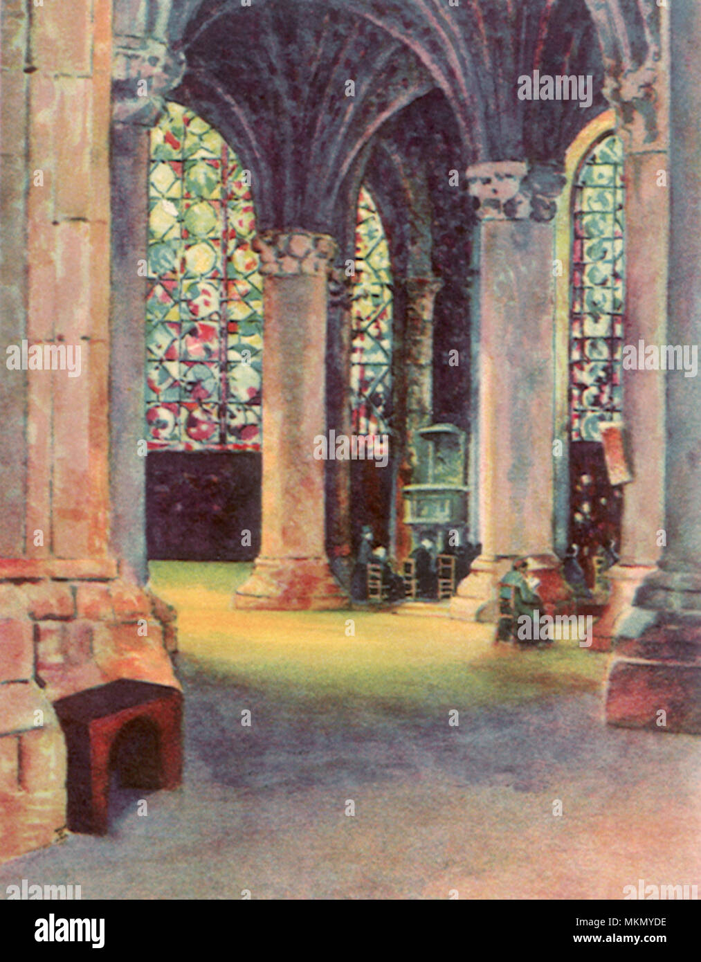 View Inside Church Stock Photo - Alamy