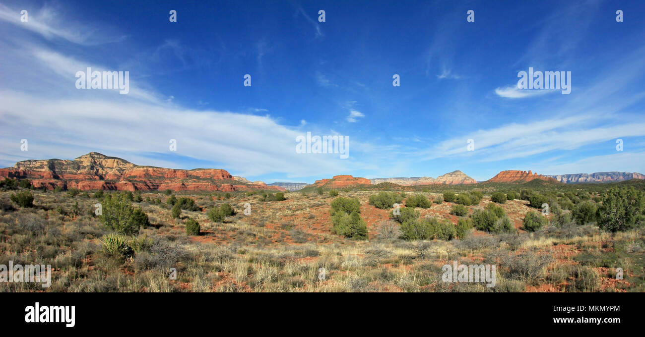 Famous Red Rock landscape, Sedona, Arizona, USA. Stock Photo