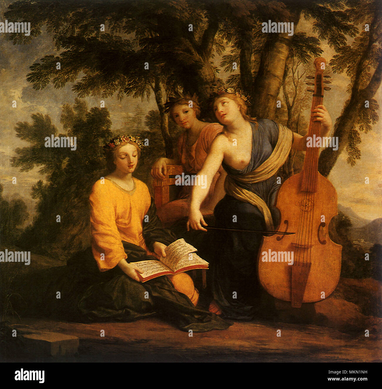 Three muses hi-res stock photography and images - Alamy