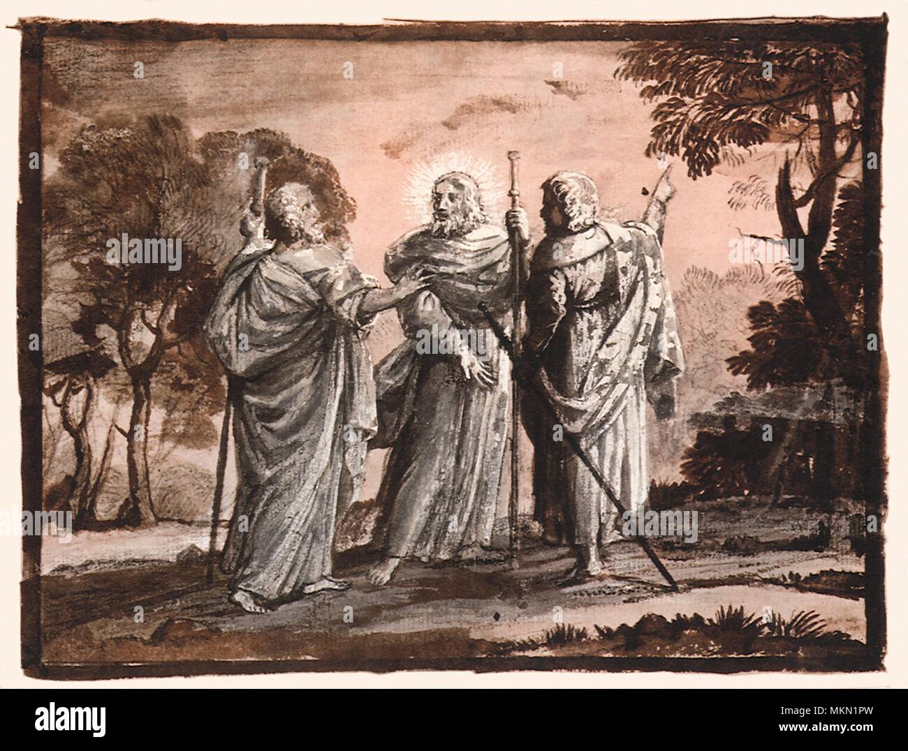 Journey to Emmaus Stock Photo Alamy