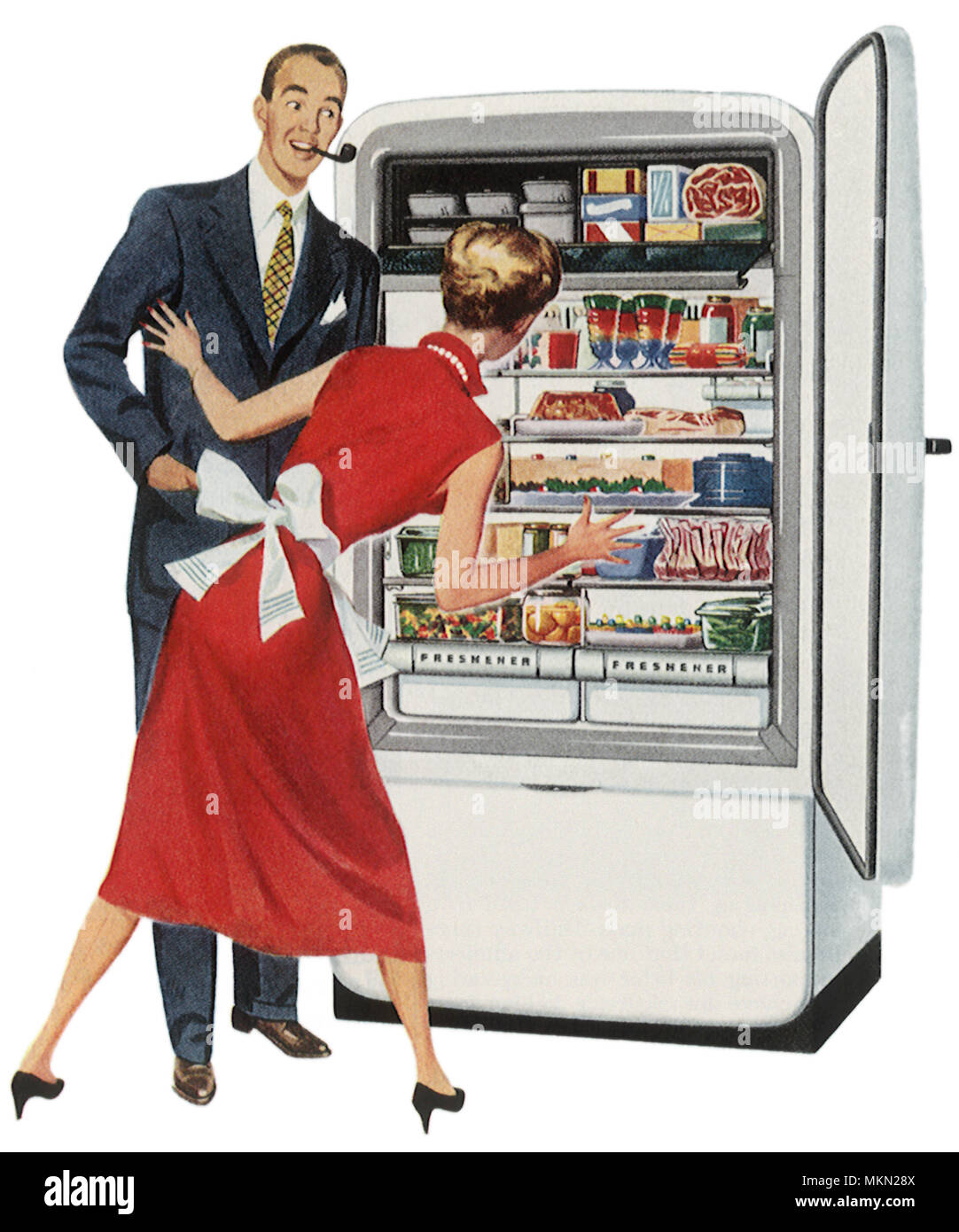 https://c8.alamy.com/comp/MKN28X/couple-views-fridge-MKN28X.jpg