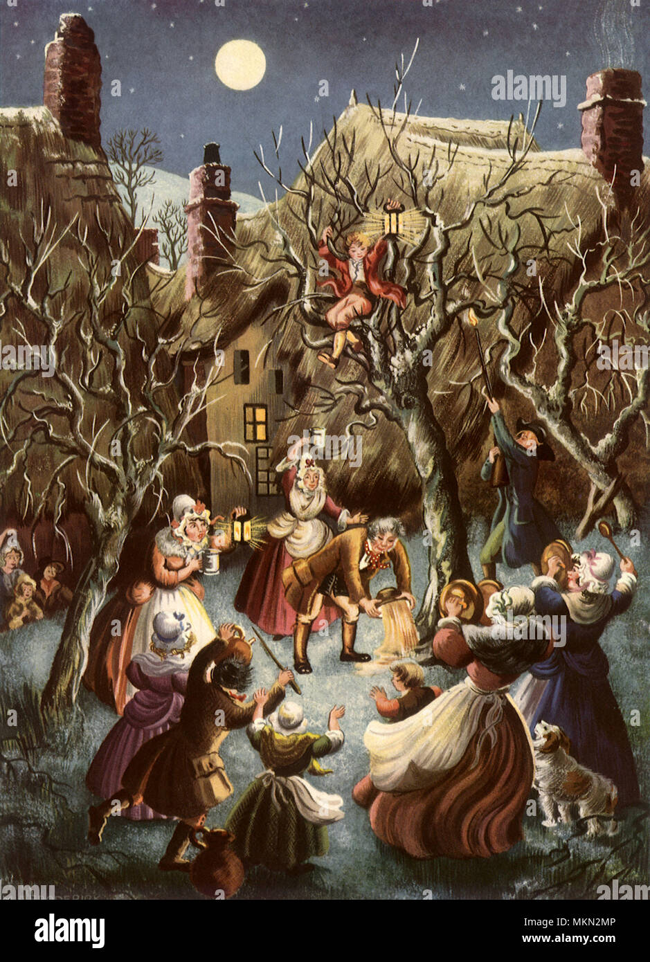 Old Christmas Tradition Stock Photo Alamy