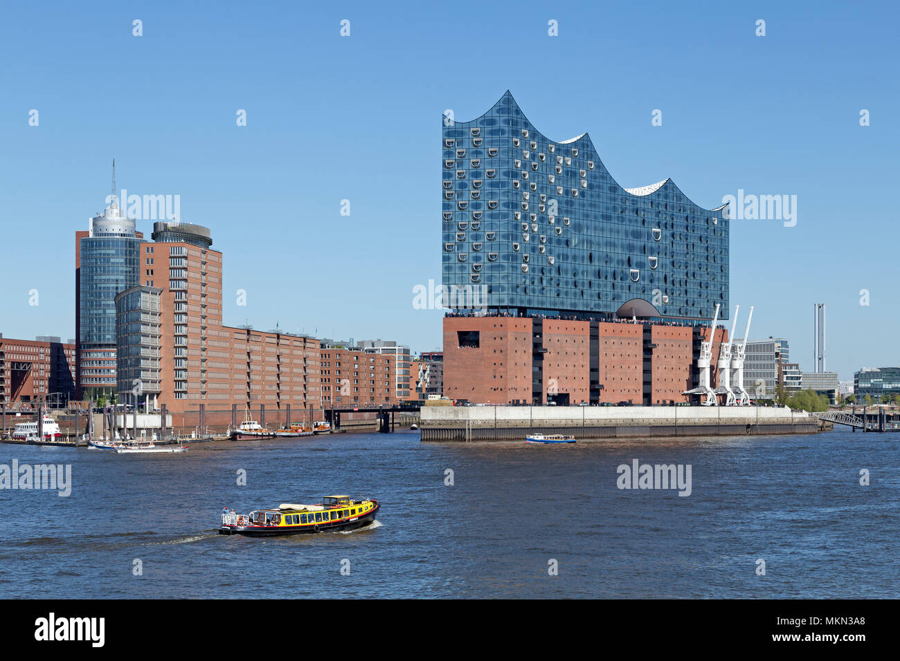 Elbe Philharmonic Hall, Harbour City, harbour, Hamburg, Germany ...
