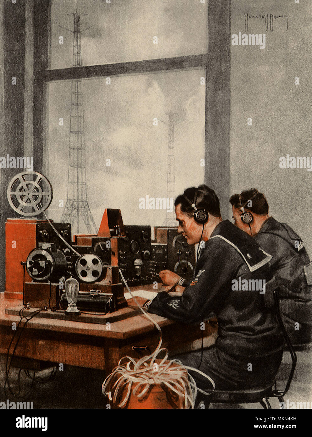 Armed Forces Radio Stock Photo Alamy