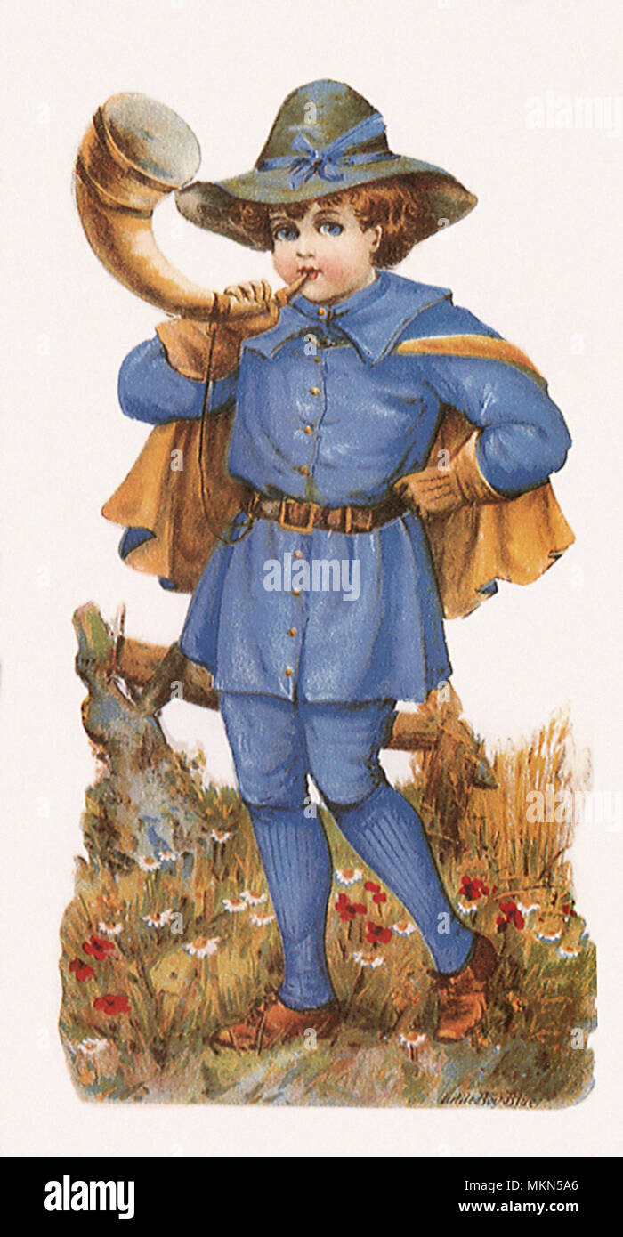 Little Boy Blue Stock Photo - Alamy