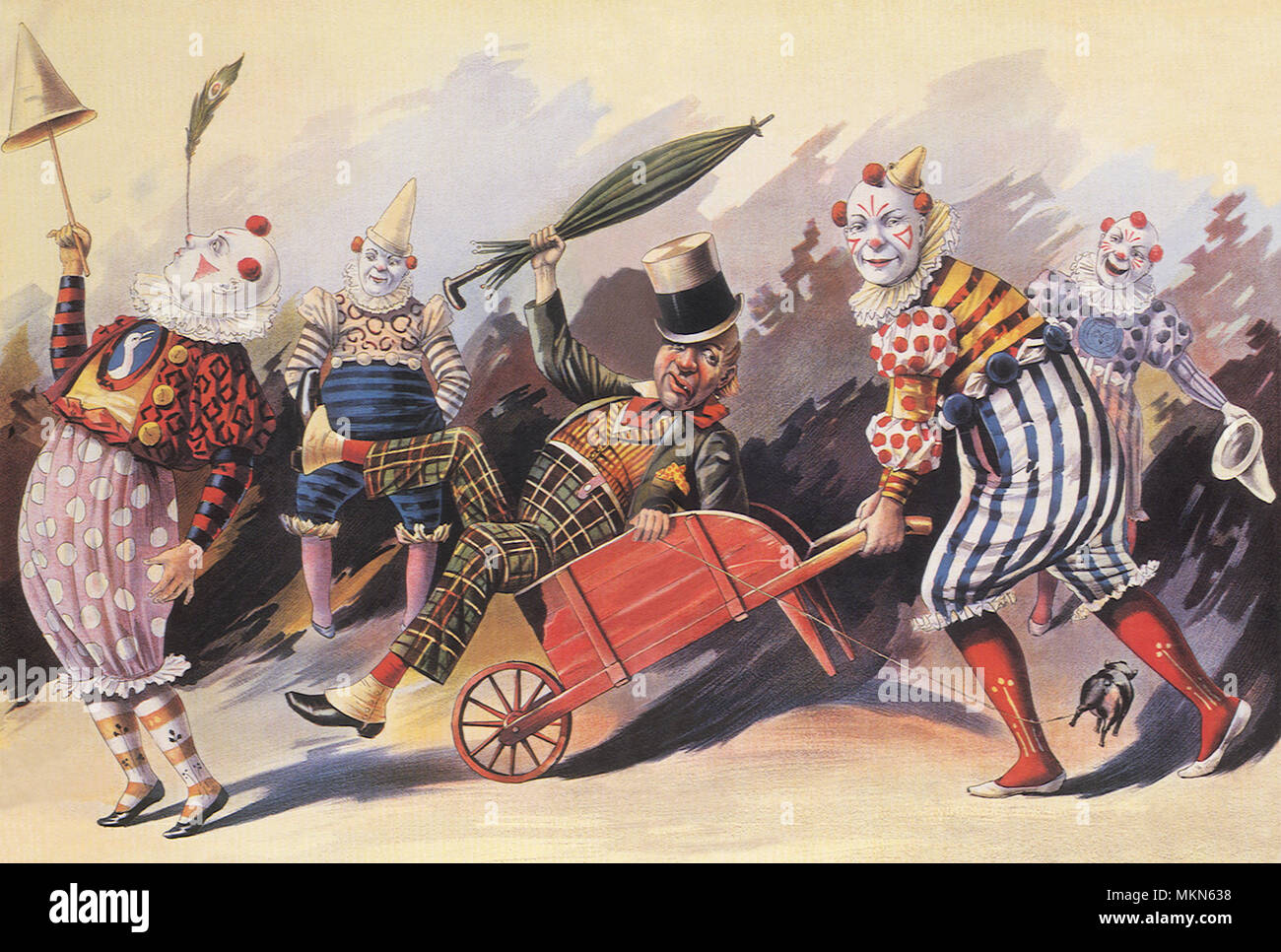 Group of Clowns Stock Photo Alamy